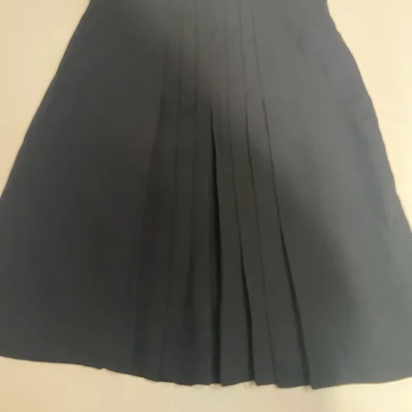 True 90’s vintage white and navy pleated dress - Picture 4 of 6